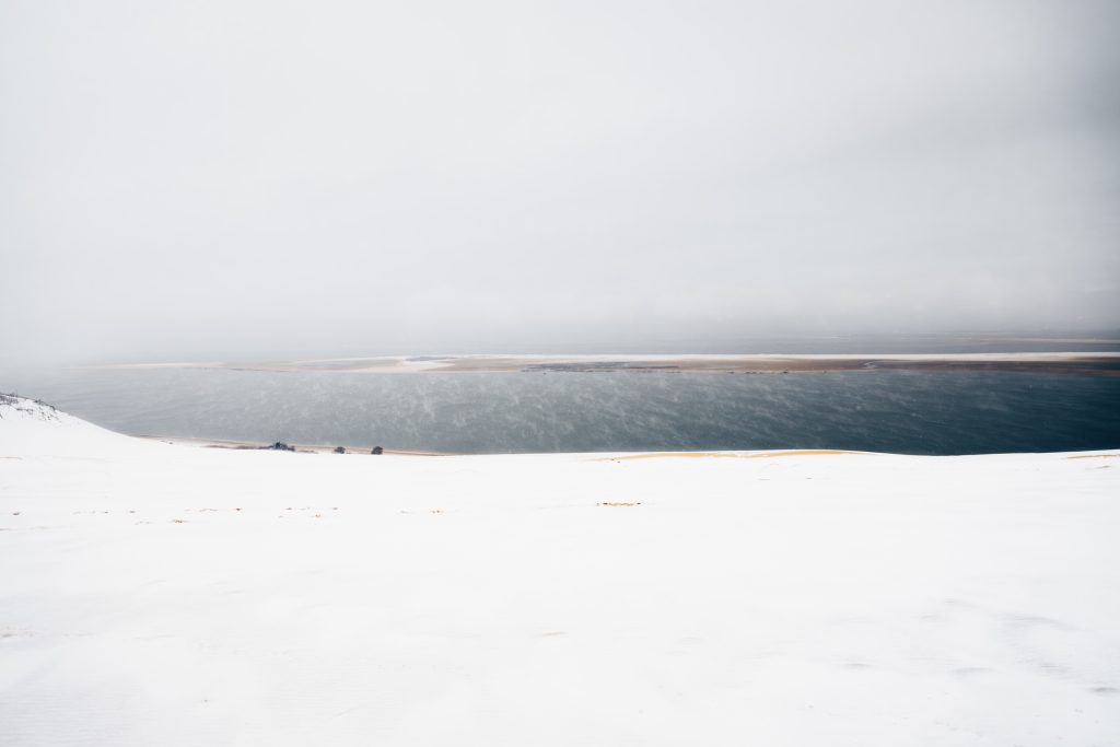Photographe de paysage/ tourisme/ voyage dune du pilat neige