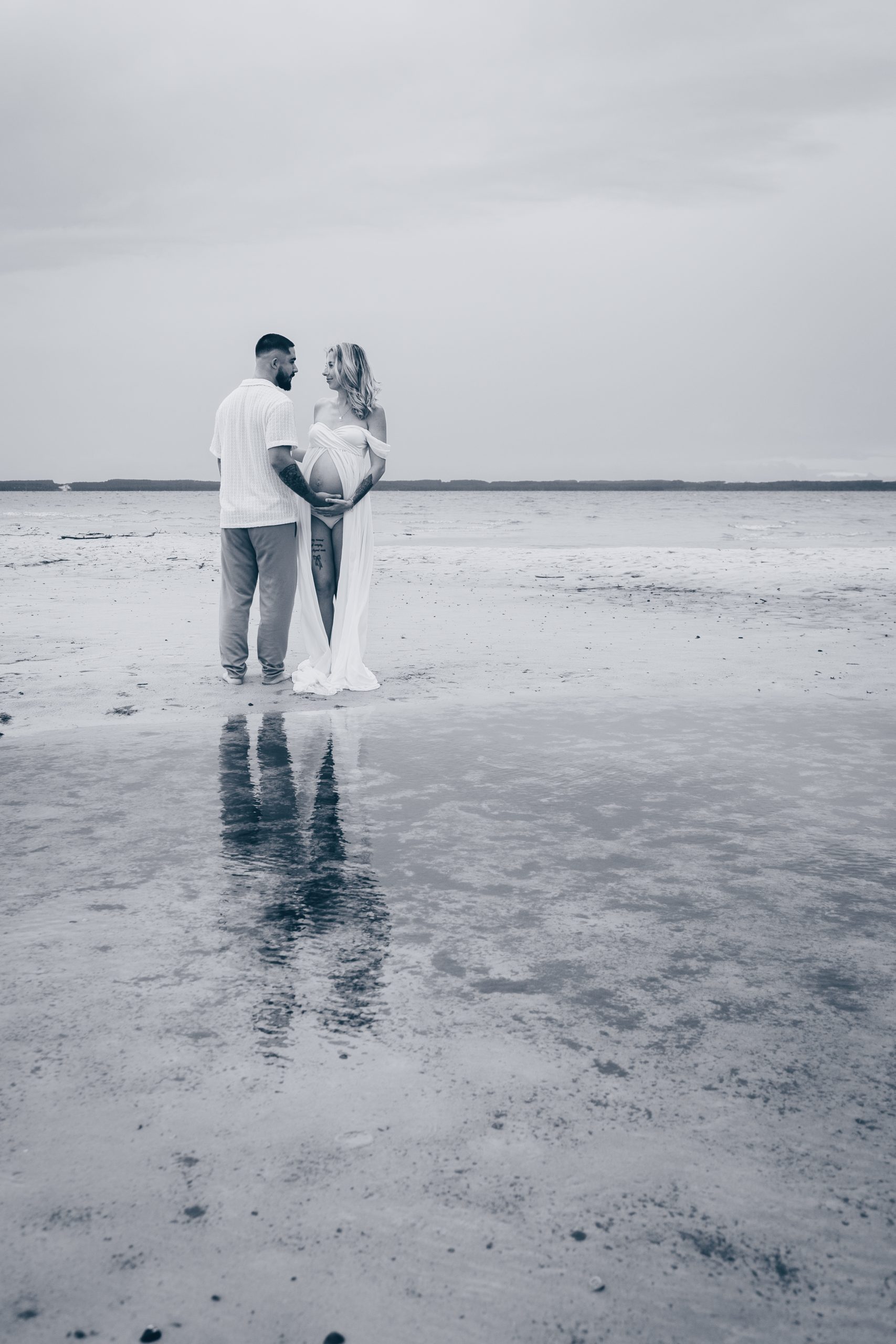 séance photo grossesse au lac de sanguinet