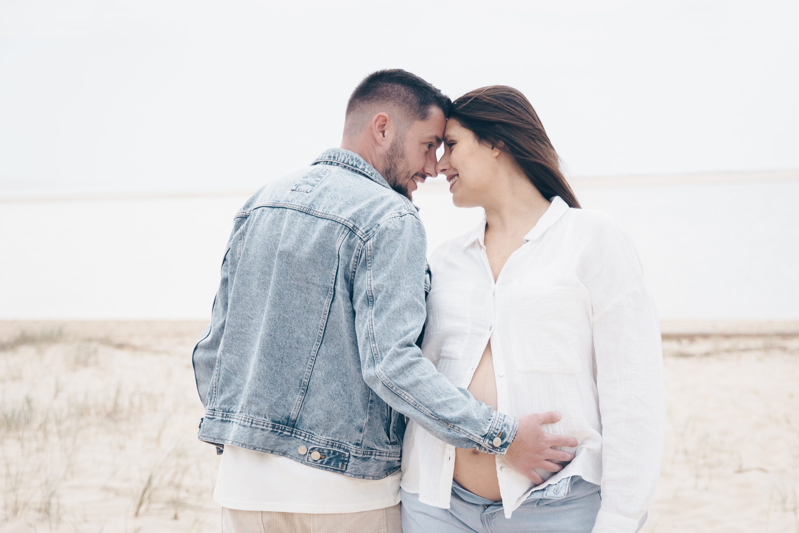 séance photo grossesse à la dune du pilat