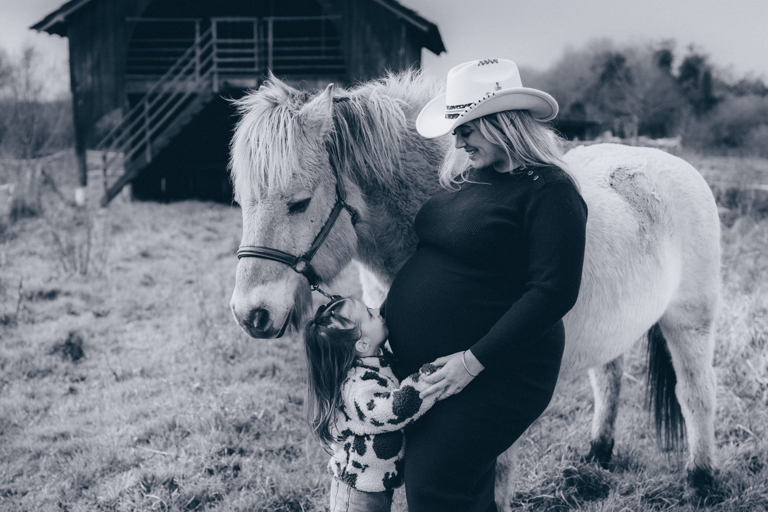 séance photo grossesse cowboy bassin d'arcachon et bordeaux